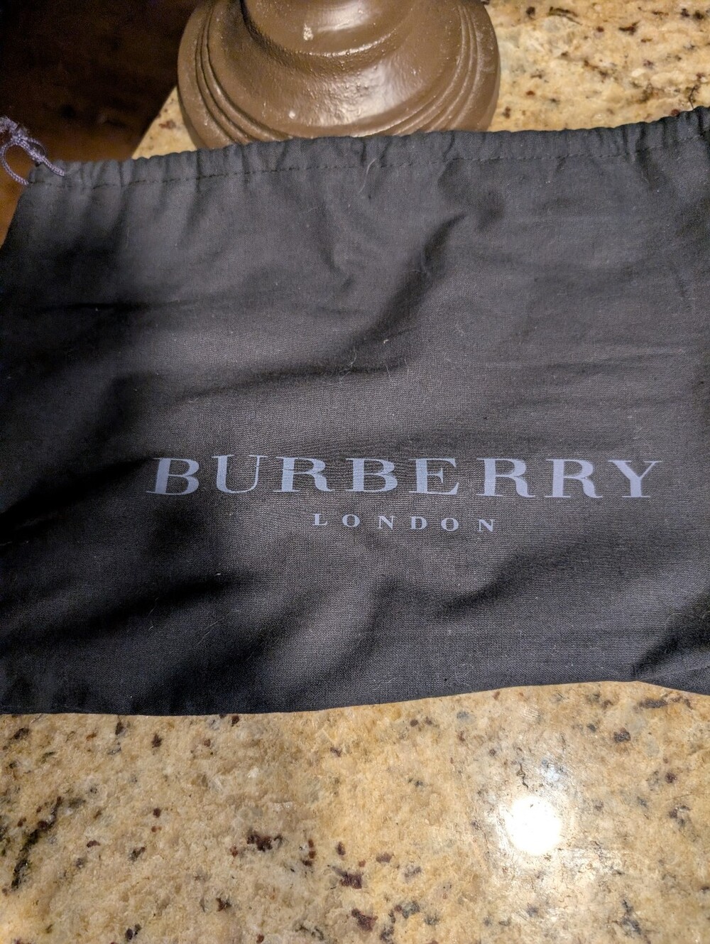 Burberry Black & Cream Check Ear Muffs Shoulder Bag Dustbag Authentic - Picture 6 of 16